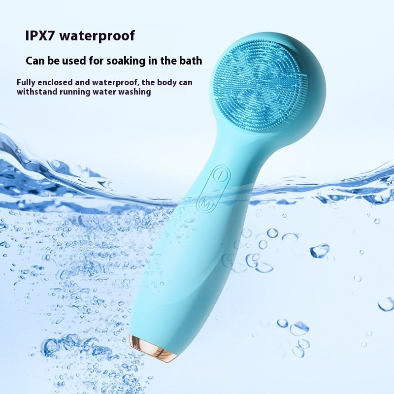 Household Red Blue Light Cold And Hot Compress Electric Facial Cleaner - Image 6